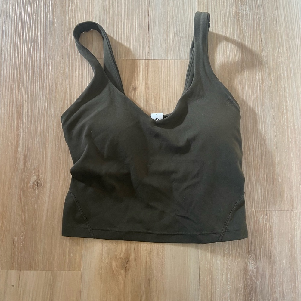lululemon athletica Olive Tank Top
